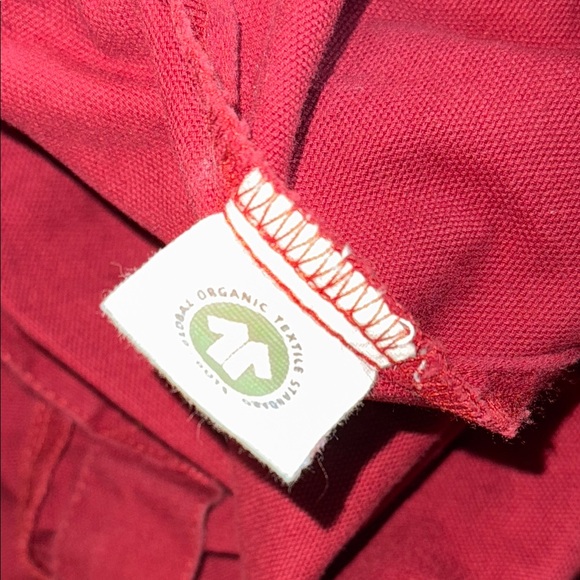 Lucy & Yak Original Cotton Dungarees burgundy maroon - Picture 7 of 10